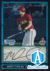 2009 Bowman Chrome Draft Prospects X-Fractors Card #BDPP23 Matthew Davidson /199